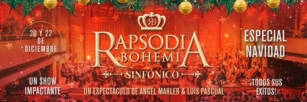 RAPSODIA BOHEMIA SINFÓNICO  20 y 22 de Diciembre 20:30 h.