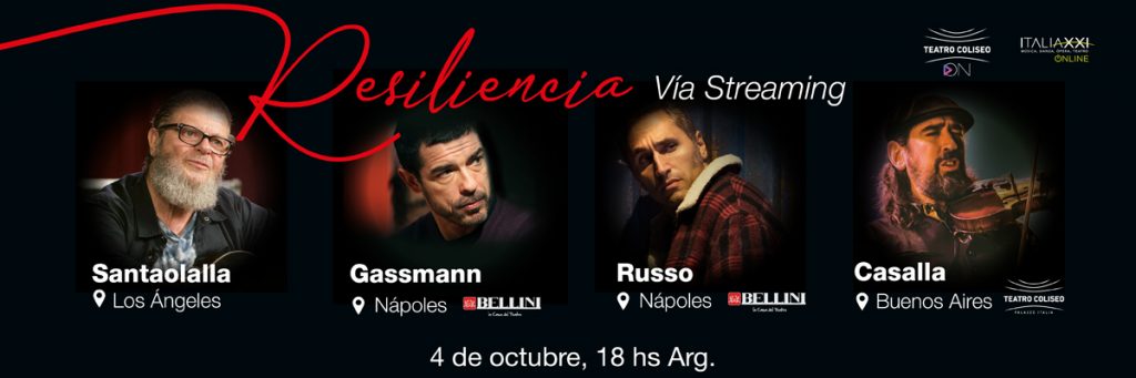 RESILIENCIA Streaming - Capitulo 1  #ITALIAXXIONLINE  Domingo 4 de octubre 18 h.