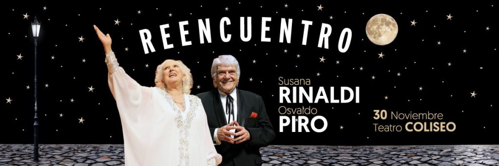 SUSANA RINALDI y OSVALDO PIRO  Jueves 30 de noviembre 21h