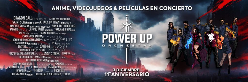 POWER UP ORCHESTRA  Domingo 3 de diciembre 20h